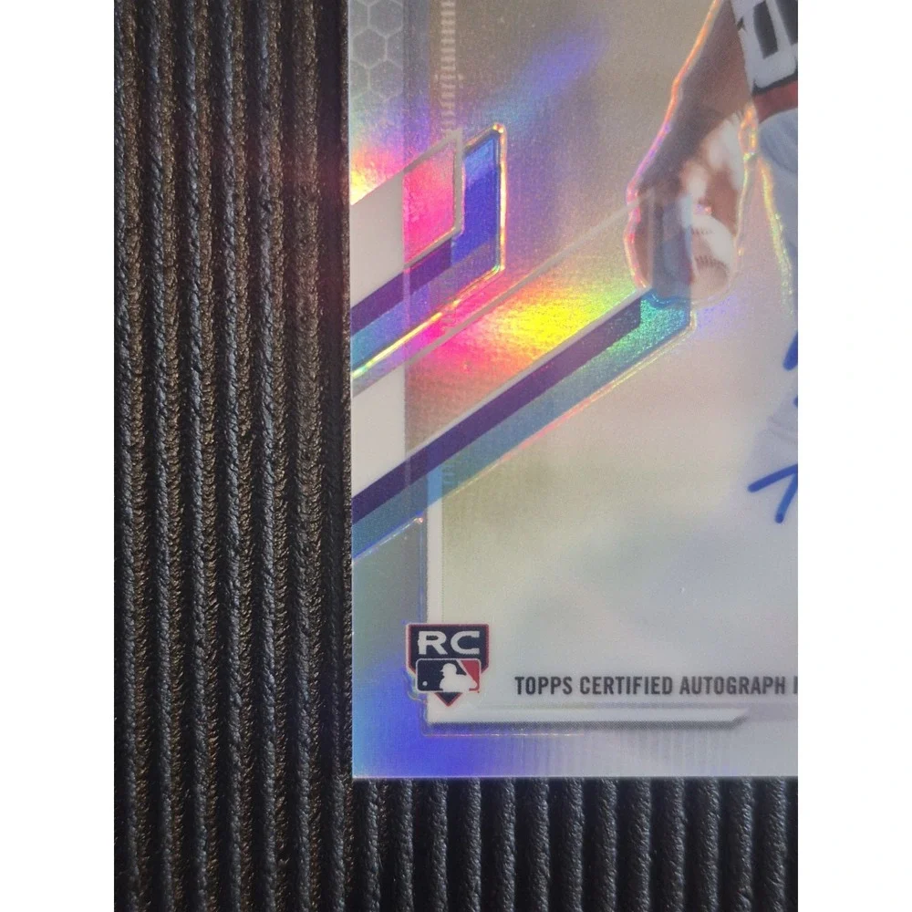 2021 Topps Chrome Matt Foster #RA-MF‎ Rookie Autos Refractor /499 (RC) White Sox